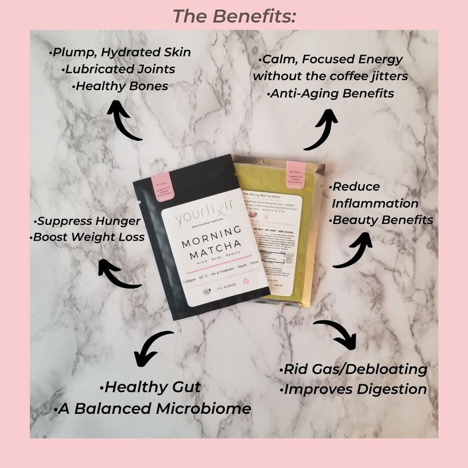 Collagen & Probiotic Matcha Latte Sachet