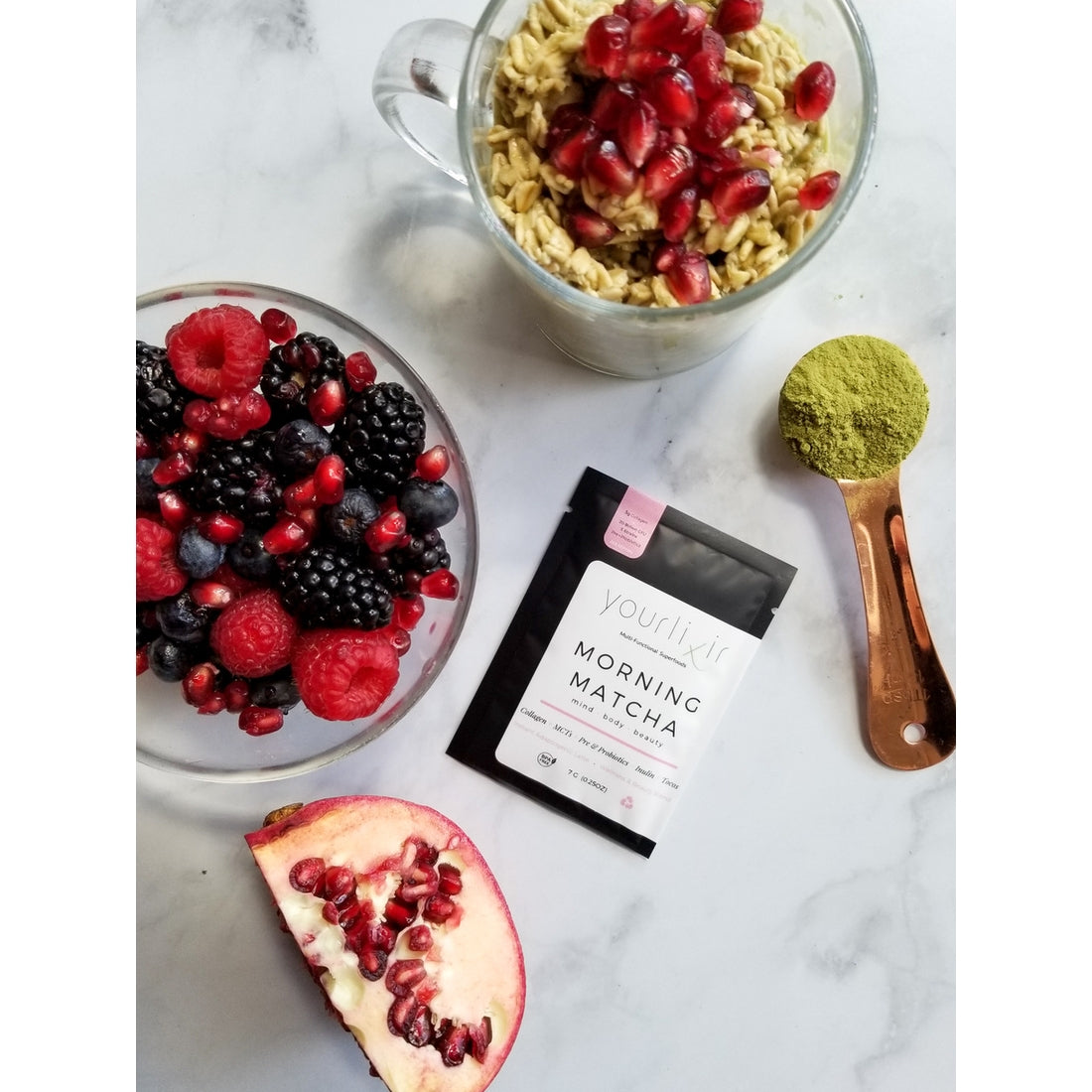 Collagen & Probiotic Matcha Latte Sachet