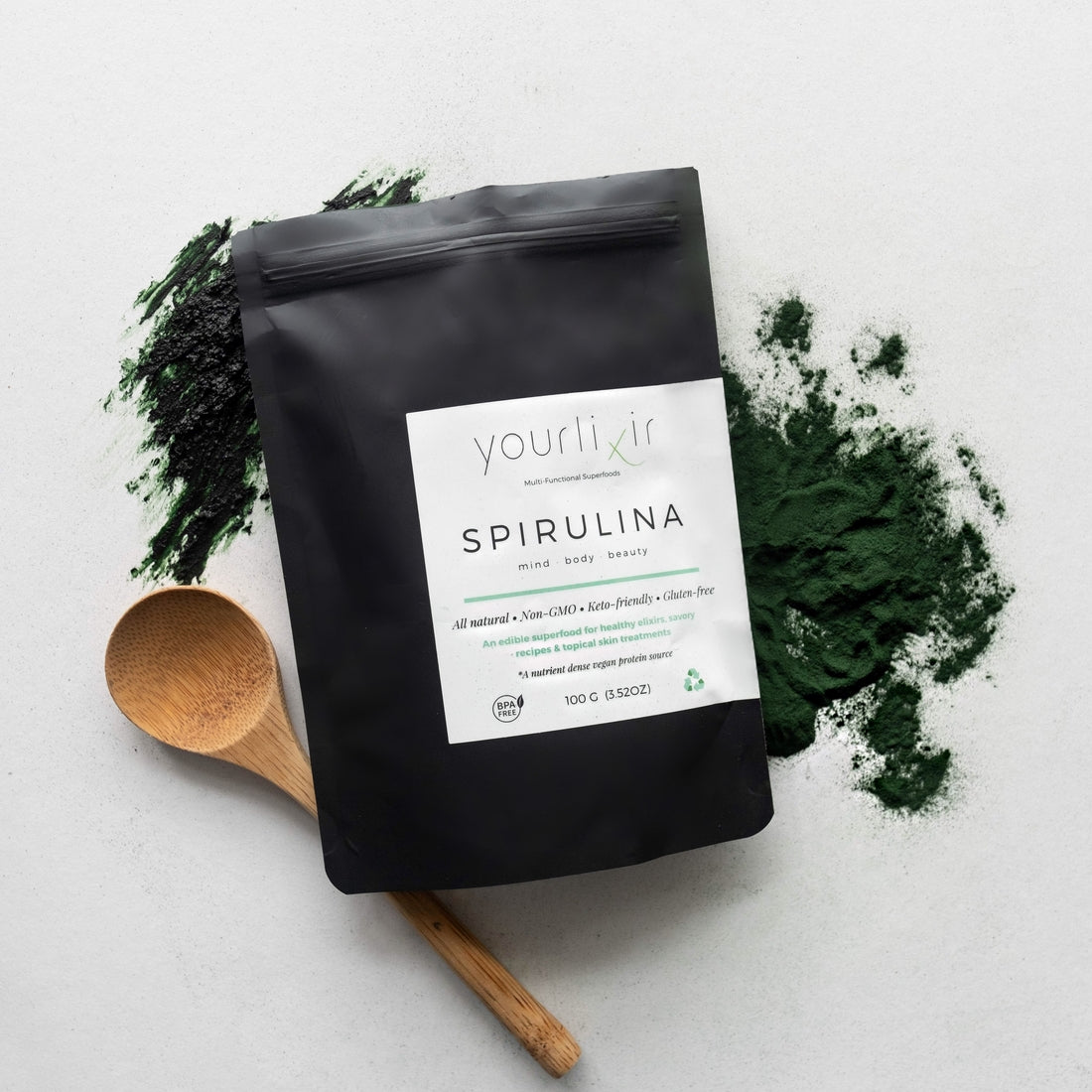 Organic Spirulina Beauty & Wellness Powder